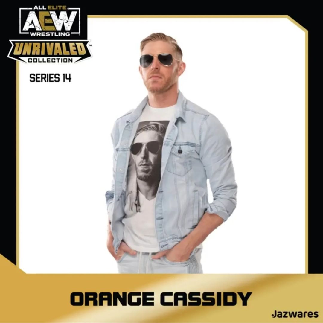 Unreleased AEW Jazwares Unrivaled Collection Series 14 Orange Cassidy