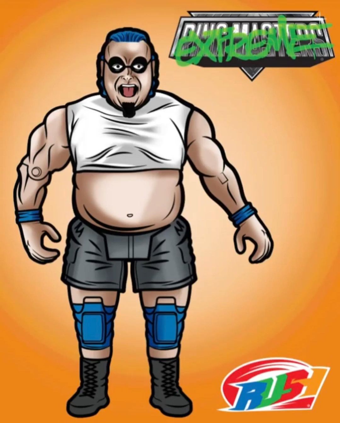 Unreleased Rush Collectibles Extreme Ring Masters Blue Meanie