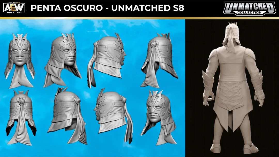 2024 AEW Jazwares Unmatched Collection Series 8 Penta Oscuro