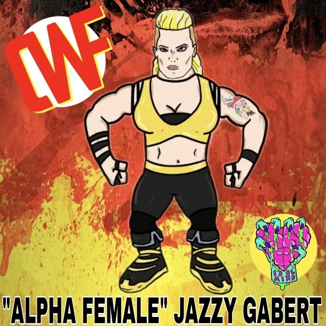 Unreleased Official Championship Wrestling Figures "Alpha Female" Jazzy Gabert