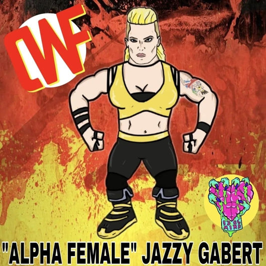 Unreleased Official Championship Wrestling Figures "Alpha Female" Jazzy Gabert