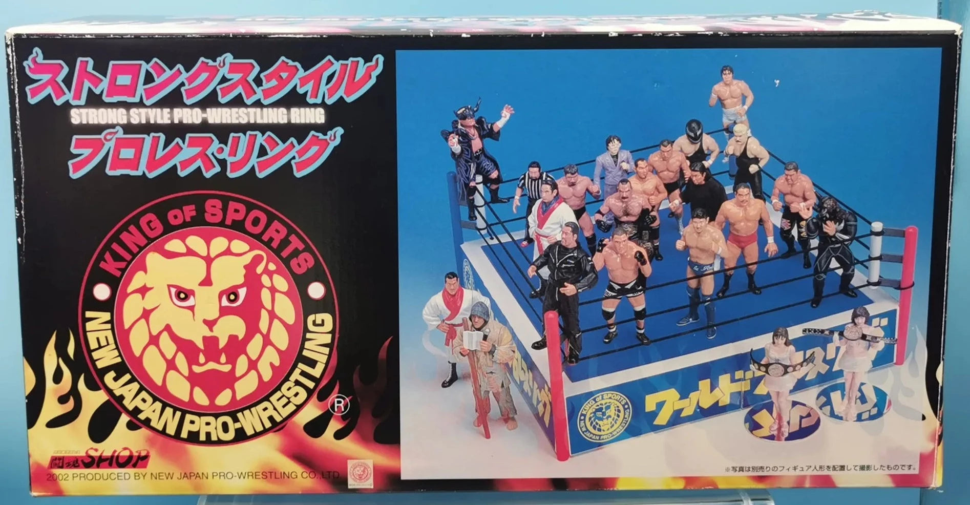 2002 NJPW CharaPro Strong Style Pro-Wrestling Ring – Wrestling
