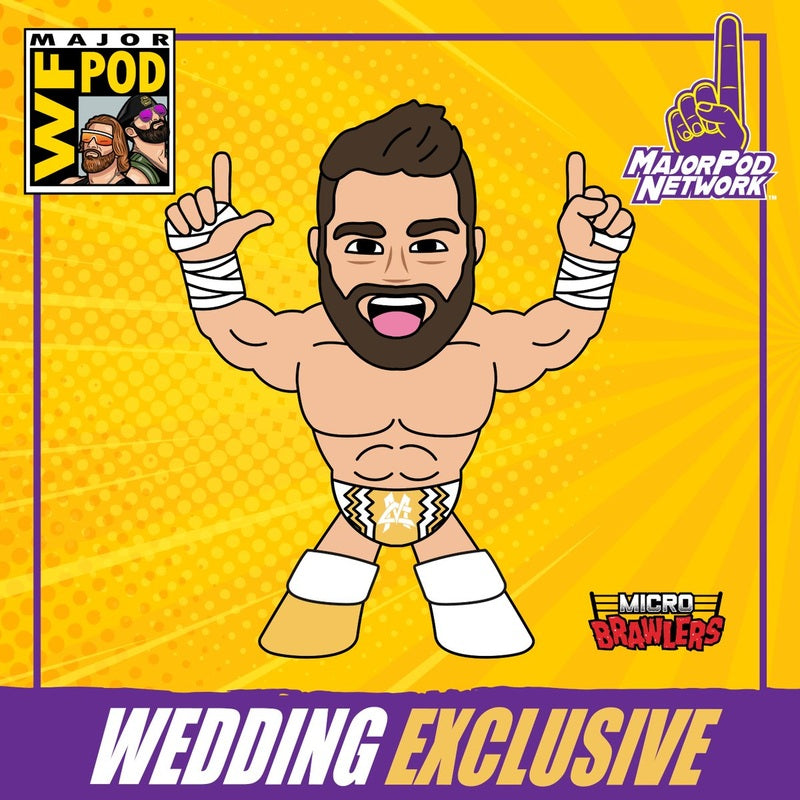 2021 MWFP Pro Wrestling Tees Micro Brawlers Wedding Exclusive Matt Cardona