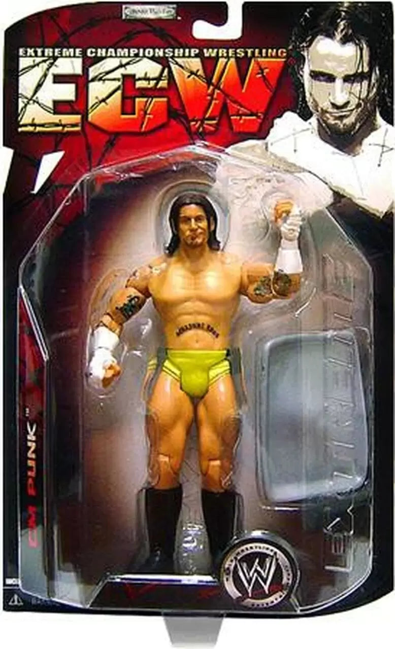 2007 WWE Jakks Pacific ECW Series 1 CM Punk