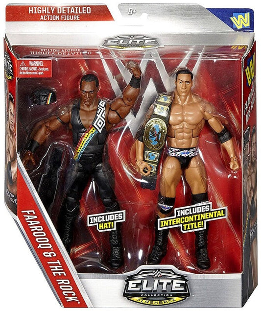 2015 WWE Mattel Elite Collection 2-Packs Faarooq & The Rock [Exclusive]