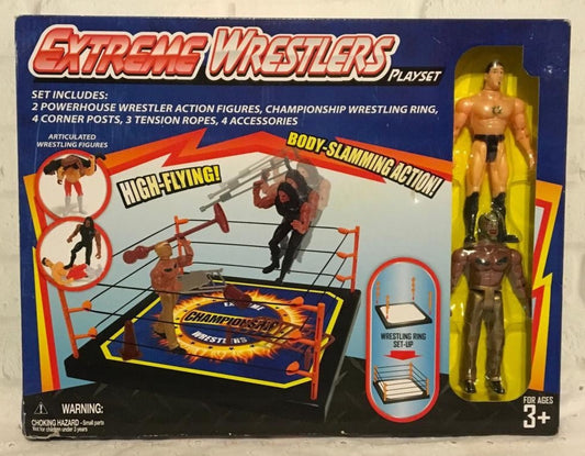 Extreme Wrestlers Blue Box Bootleg/Knockoff Playset [Set B]