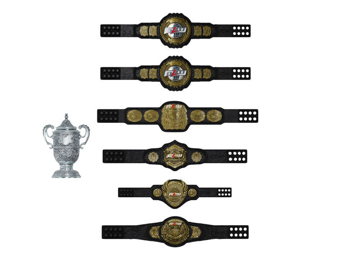 2024 MLW Boss Fight Studio Championship Belt Collection Accessory Set
