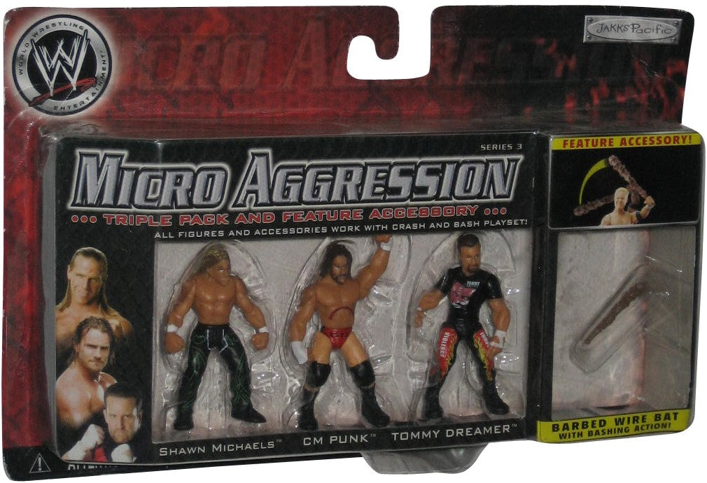2007 WWE Jakks Pacific Micro Aggression Series 3 Shawn Michaels, CM Pu –  Wrestling Figure Database