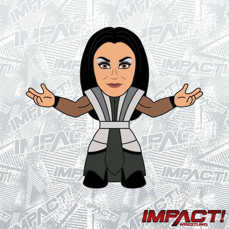 2021 Pro Wrestling Tees Impact! Wrestling Exclusive Micro Brawlers Series 3 Deonna Purrazzo