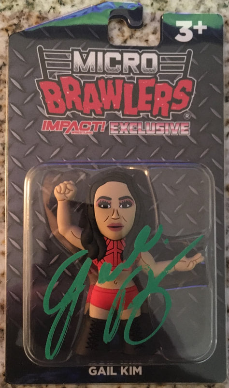 2021 Pro Wrestling Tees Impact! Wrestling Exclusive Micro Brawlers Series 3 Gail Kim