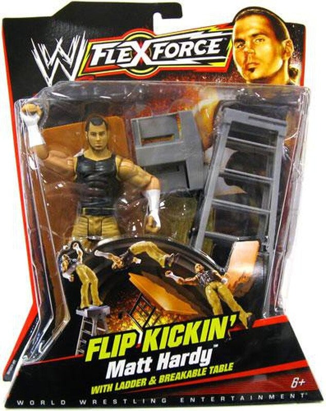 2010 WWE Mattel Flex Force Deluxe Flip Kickin' Matt Hardy
