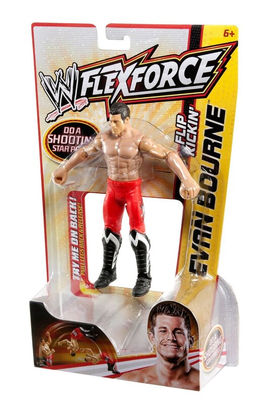2011 WWE Mattel Flex Force Series 3 Flip Kickin' Evan Bourne