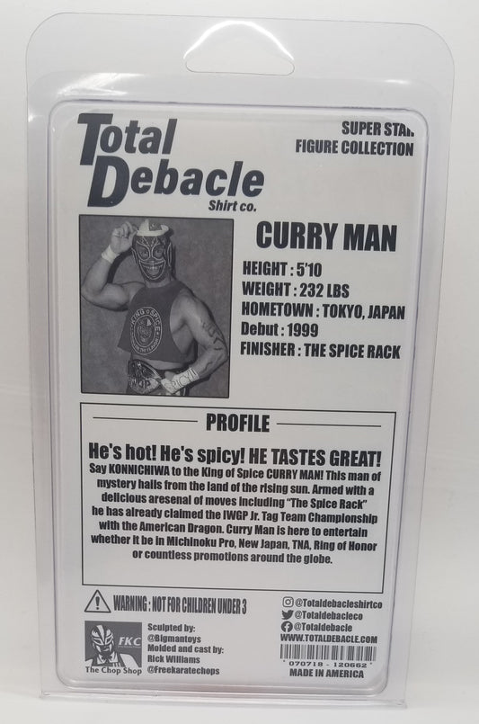 Total Debacle Shirt Co. Super Star Figure Collection Curry Man [Glow in the Dark FKC Variant]