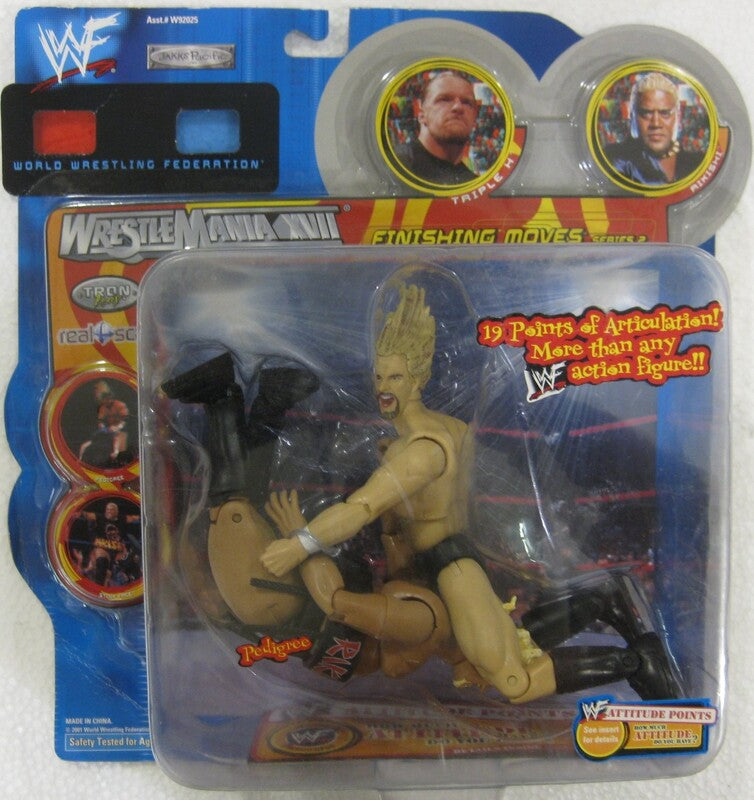 2001 WWF Jakks Pacific Finishing Moves Series 2 "Pedigree": Triple H & Rikishi