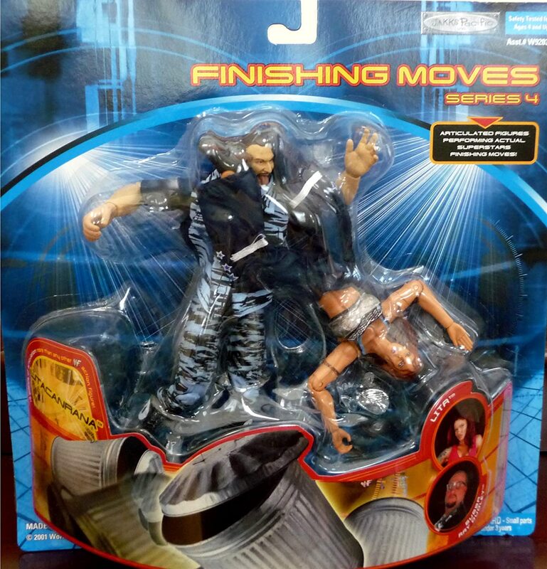 2001 WWF Jakks Pacific Finishing Moves Series 4 "Litacanrana": Lita & Bubba Ray Dudley