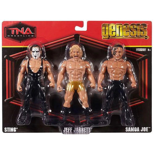 2010 TNA Wrestling Jakks Pacific Genesis Multipack: Sting, Jeff Jarrett & Samoa Joe