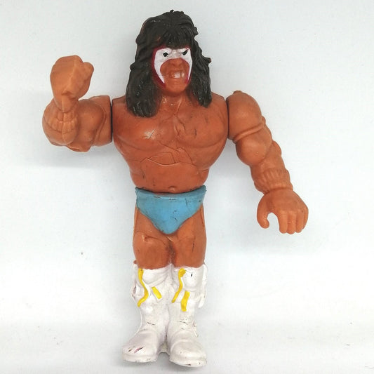 1991 Spanish Dollar Store Rubber WWF Hasbro Bootleg/Knockoff Ultimate Warrior [With Blue Trunks]