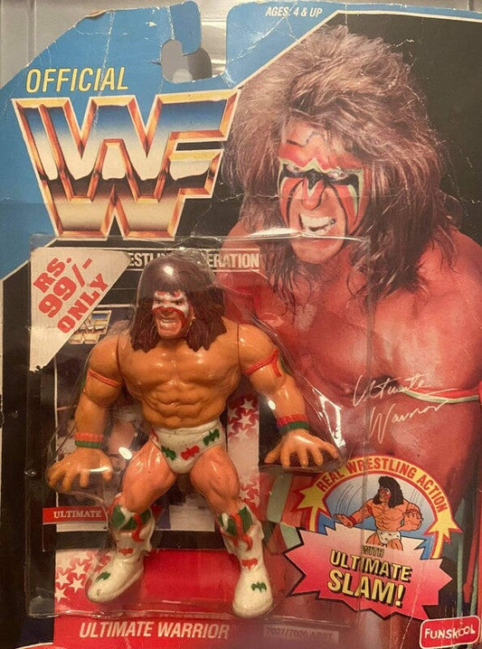 1994-1995 WWF Funskool Ultimate Warrior with Ultimate Slam!