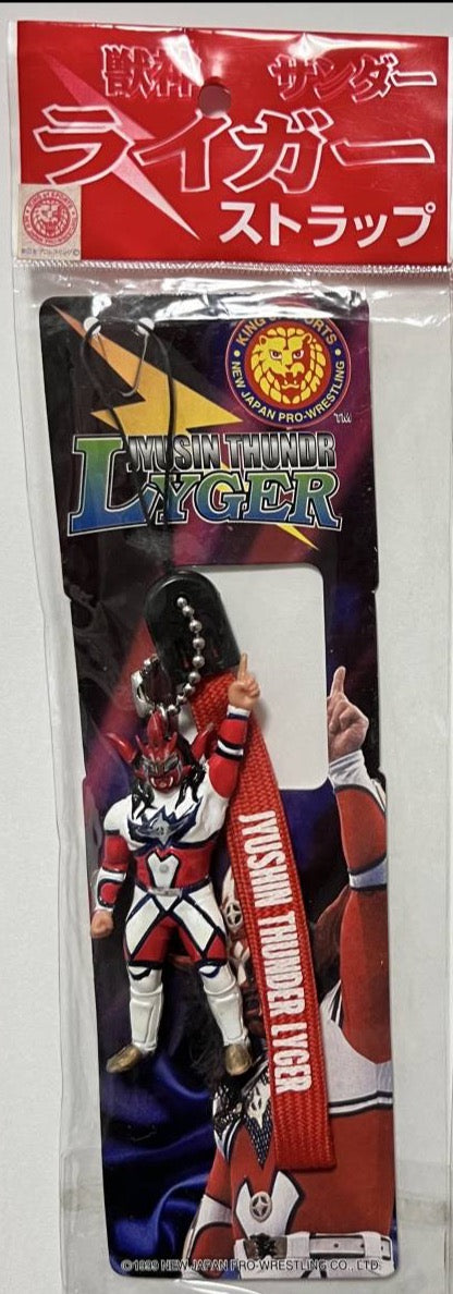 1999 NJPW CharaPro Jyushin Thunder Lyger Figure Strap