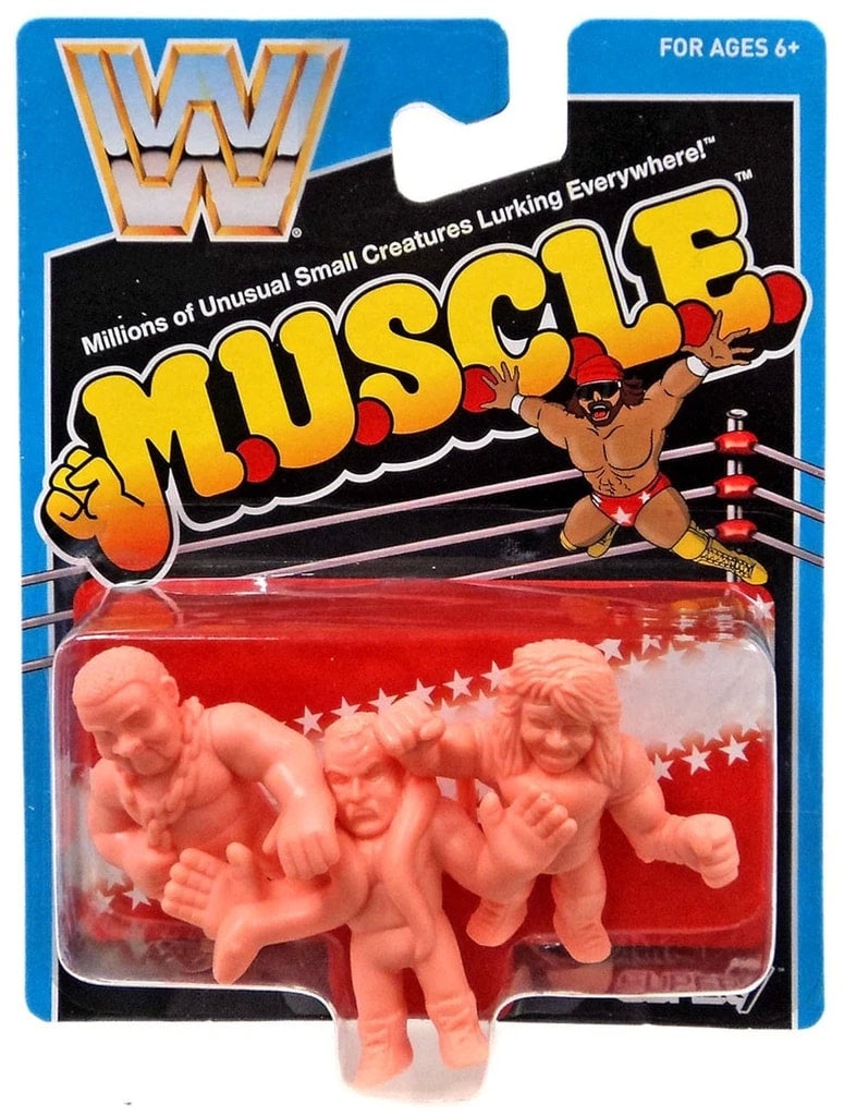 2017 WWE Super7 M.U.S.C.L.E. Junkyard Dog, Jake "The Snake" Roberts & Ultimate Warrior