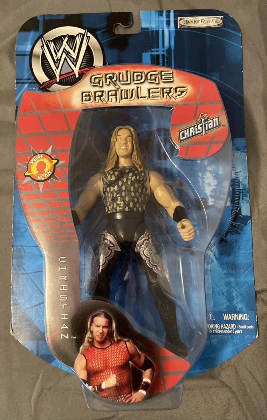 2002 WWE Jakks Pacific Grudge Brawlers Christian [Exclusive 2002 WWE Jakks Pacific Grudge Brawlers Christian [Exclusive