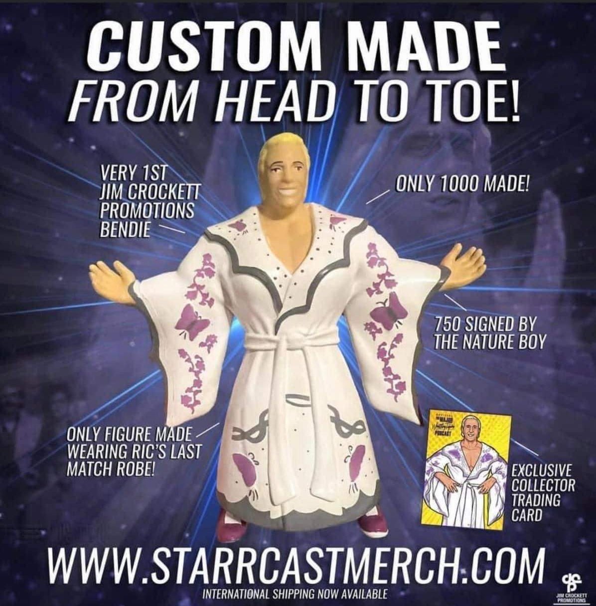 2022 Jim Crockett Promotions Major Bendies Limited Edition "Last Match" Ric Flair