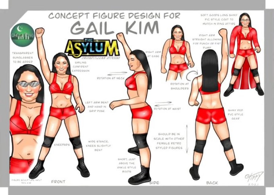 Chella Toys Wrestling Megastars Series 3 Gail Kim