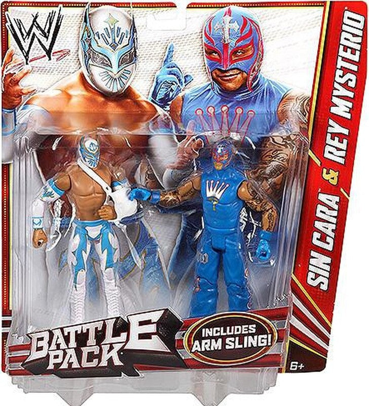2013 WWE Mattel Basic Battle Packs Series 22 Sin Cara & Rey Mysterio