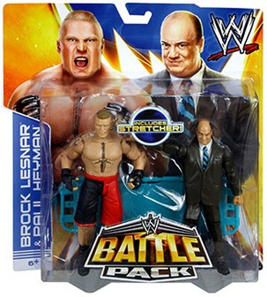 2013 WWE Mattel Basic Battle Packs Series 25 Brock Lesnar & Paul Heyman