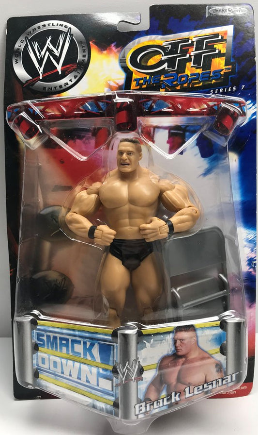 2004 WWE Jakks Pacific Ruthless Aggression Off the Ropes Series 7 Brock Lesnar