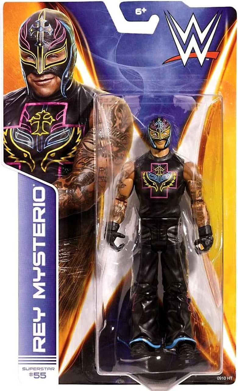 2014 WWE Mattel Basic Series 43 #55 Rey Mysterio – Wrestling