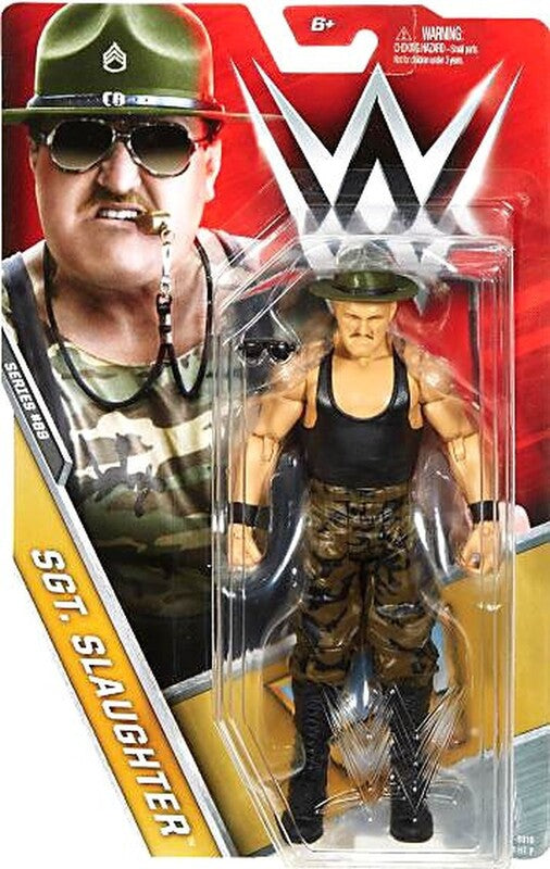 2016 WWE Mattel Basic Series 69 Sgt. Slaughter – Wrestling Figure