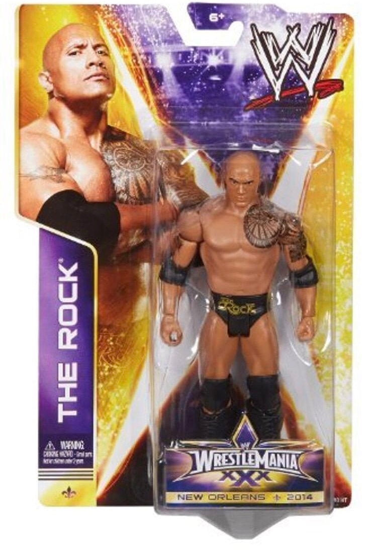 2014 WWE Mattel Basic WrestleMania XXX The Rock – Wrestling Figure Database