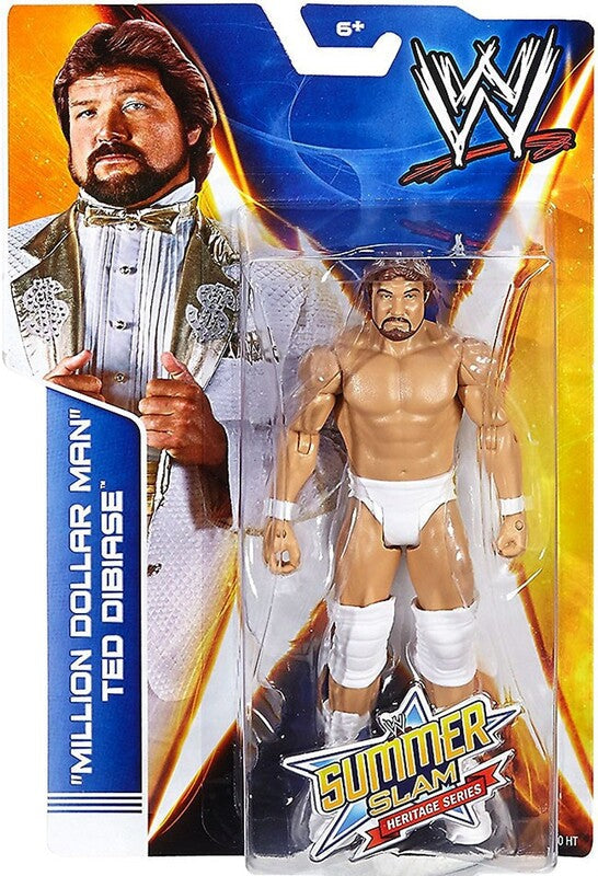 2014 WWE Mattel Basic SummerSlam Heritage Series 2 "Million Dollar Man" Ted Dibiase