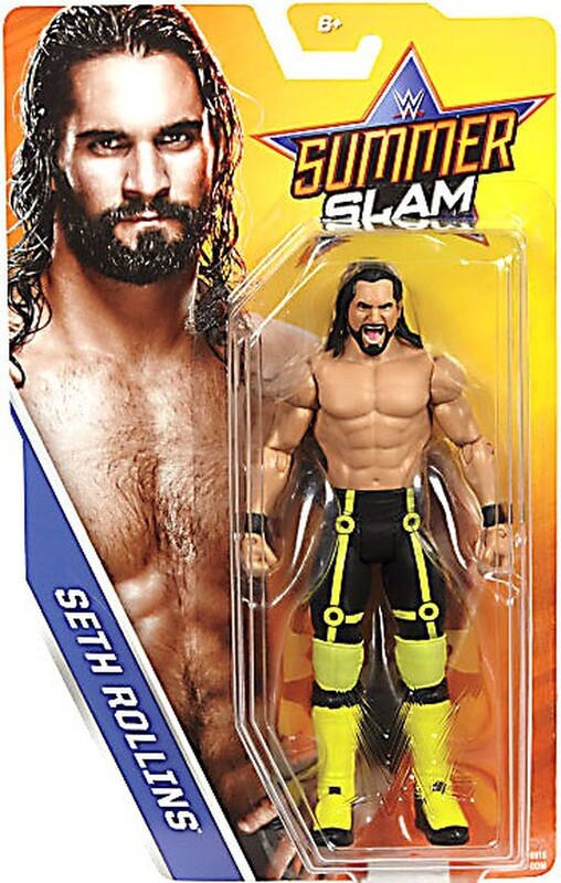 2017 WWE Mattel Basic SummerSlam Series 4 Seth Rollins