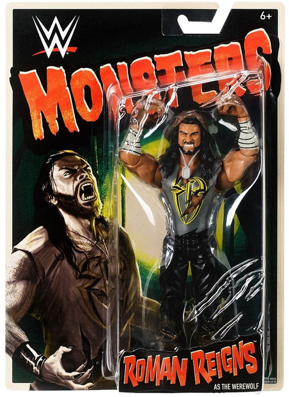 wwe monsters 2018 WWE Mattel Basic Monsters Roman Reigns as the Werewolf – Wrestling  Figure Database