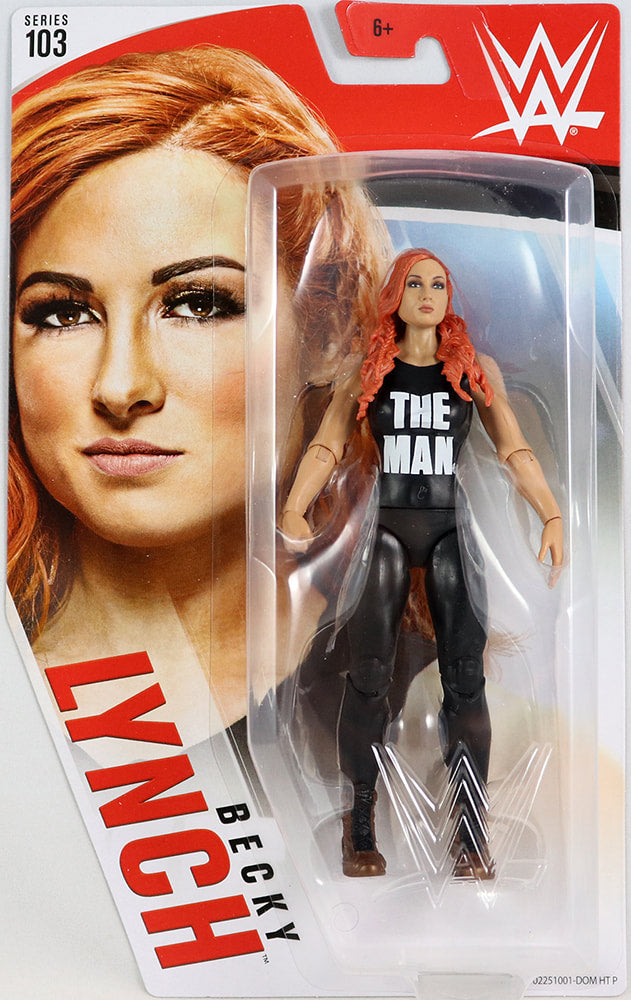 WWE Becky Lynch 'The Man' Action Figure - 6-Inch Basic Series #103 With Ring Gear