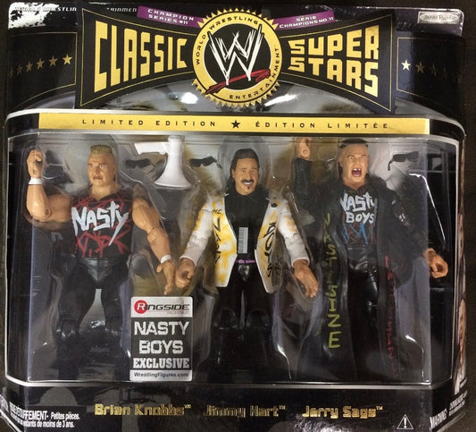 2008 WWE Jakks Pacific Classic Superstars 3-Packs Series 11 Nasty Boys: Brian Knobbs, Jimmy Hart & Jerry Sags [Exclusive]