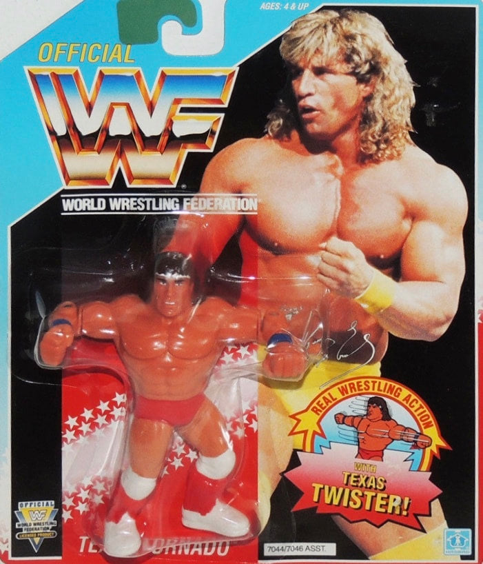 1992 WWF Hasbro Series 3 Texas Tornado with Texas Twister