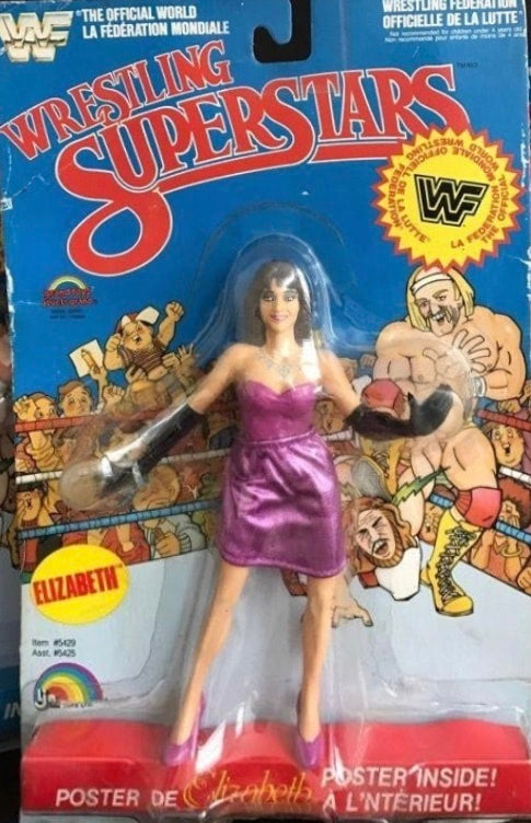 1986 WWF LJN Wrestling Superstars Series 3 Elizabeth [With Purple Skirt]
