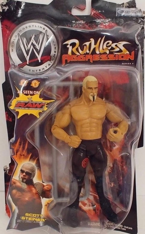 2003 WWE Jakks Pacific Ruthless Aggression Series 4 Scott Steiner [Rerelease]