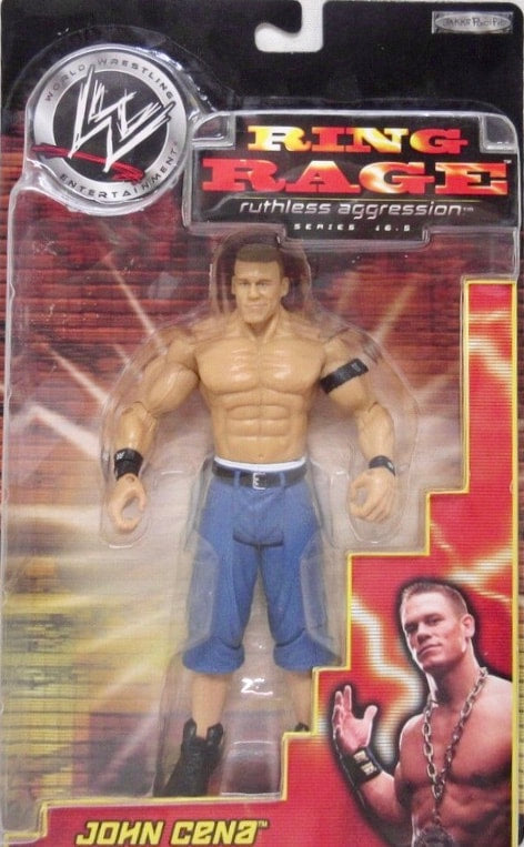 2005 WWE Jakks Pacific Ruthless Aggression Series 16.5 "Ring Rage" John Cena