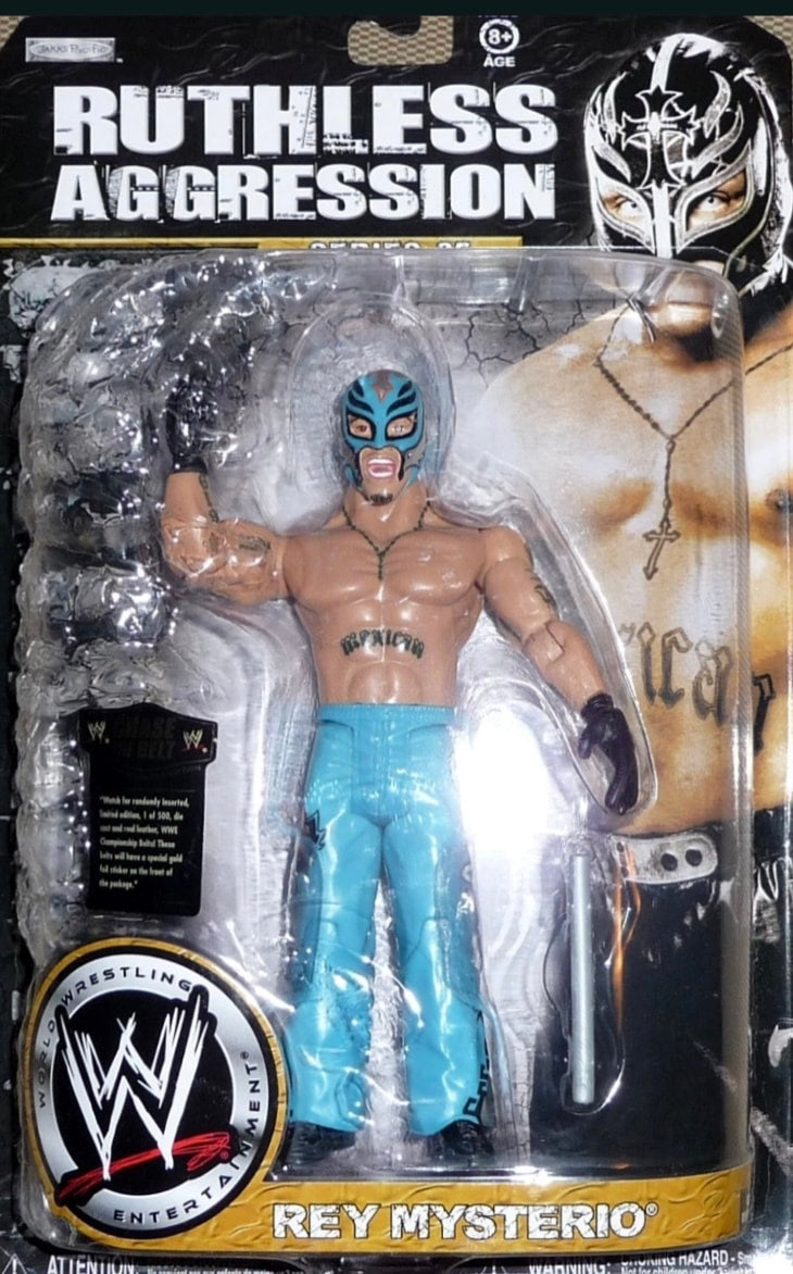 2008 WWE Jakks Pacific Ruthless Aggression Series 35 Rey Mysterio