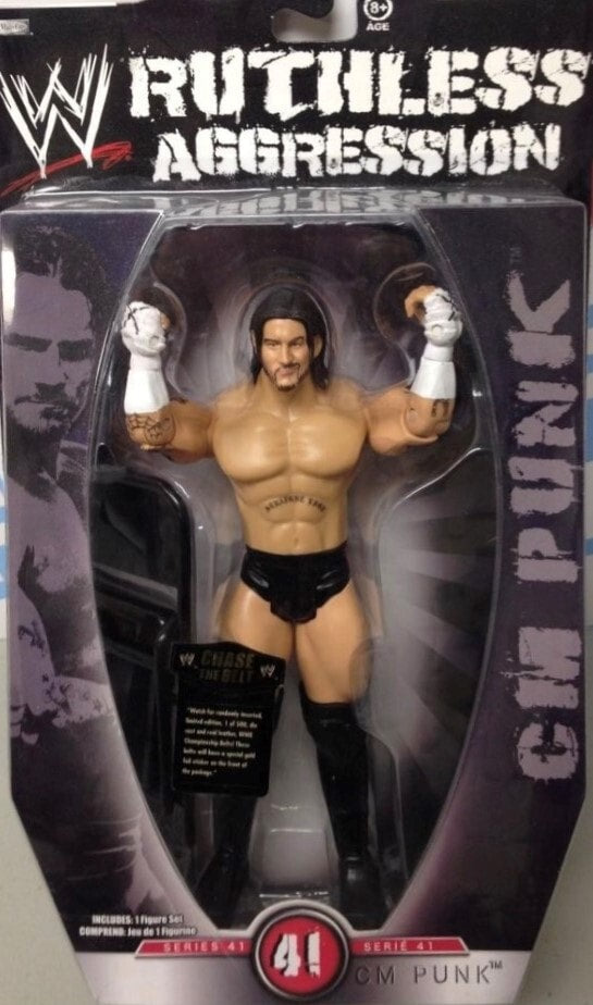 CM Punk - WWE Ruthless Aggression JAKKS Pacific Wrestling Action