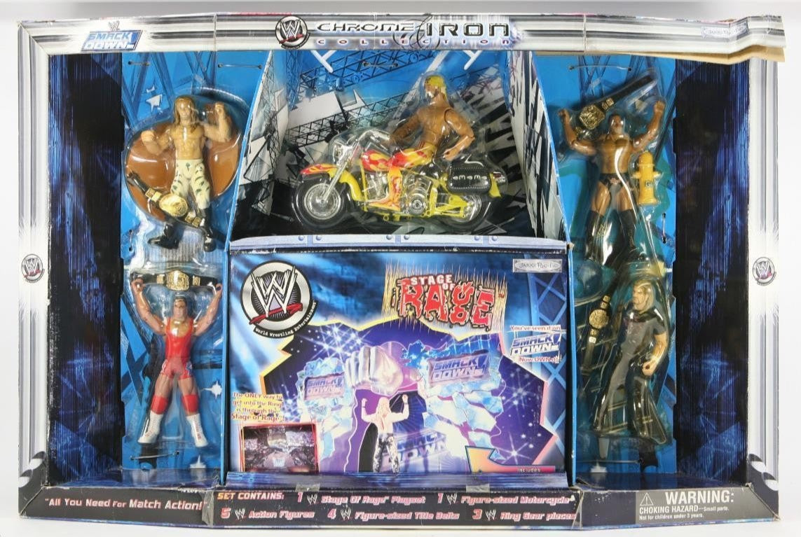 2002 WWE Jakks Pacific R-3 Tech Chrome Iron Collection [With Edge