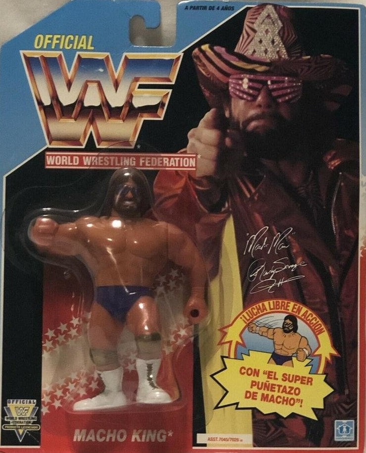 1992 WWF Hasbro Series 3 "Macho Man" Randy Savage with Macho Masher!
