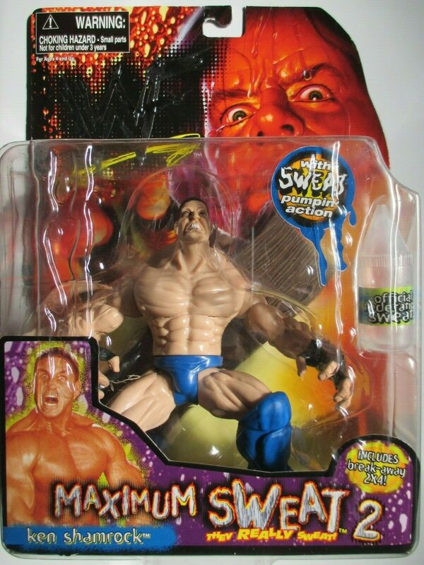 1999 WWF Jakks Pacific Maximum Sweat Series 2 Ken Shamrock