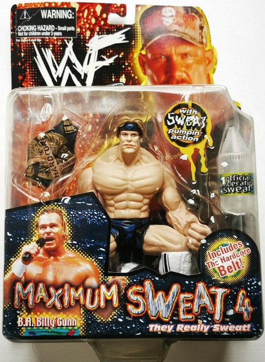 1999 WWF Jakks Pacific Maximum Sweat Series 4 B.A. Billy Gunn