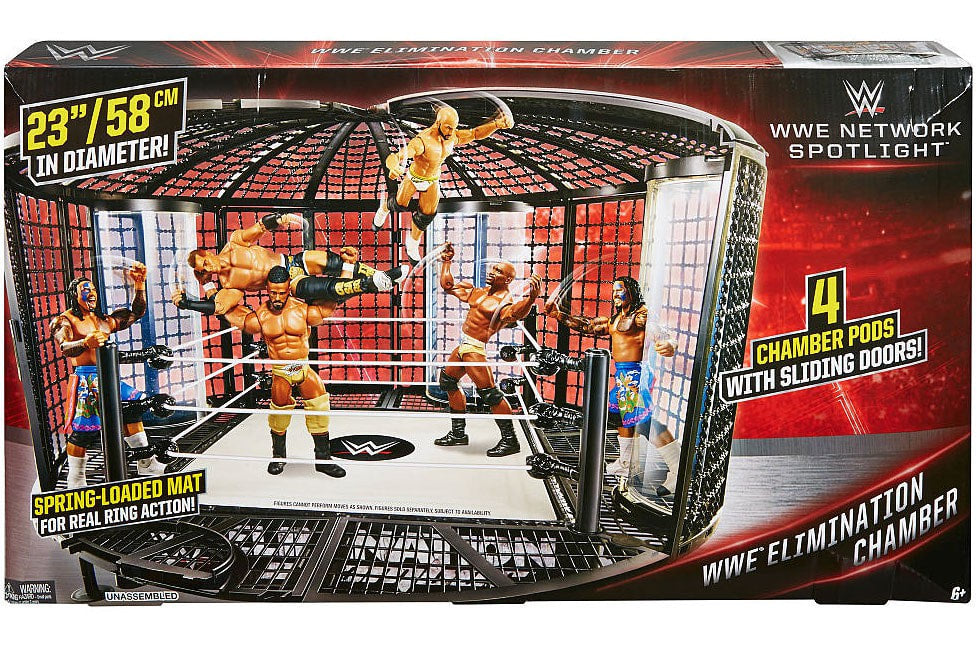 2017 Wwe Mattel Basic Network Spotlight Wwe Elimination Chamber 