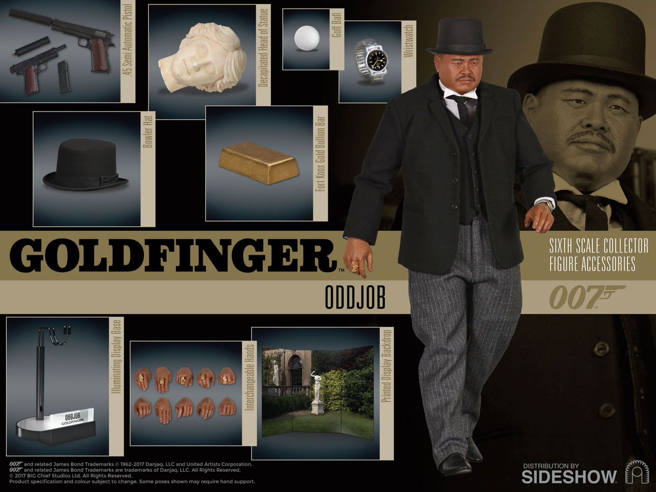 2017 BIG Chief Studios Goldfinger 1:6 Scale Oddjob